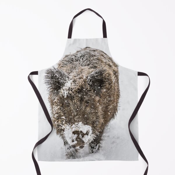 Item preview, Wild boar in deep snow designed and sold by Ingo Gerlach.