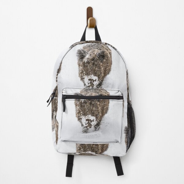 Item preview, Wild boar in deep snow designed and sold by Ingo Gerlach.