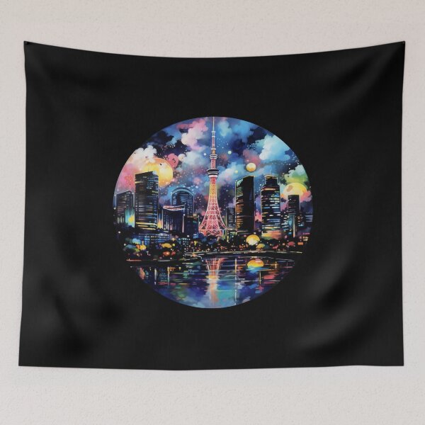 Item preview, Tokyo A Neon Wonderland. Funny Gifts For Tokyo Lovers 2/4 designed and sold by MatSatArt.