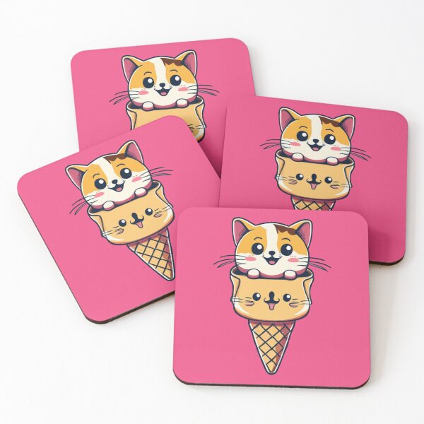 Item preview, Kawaii Cat Dog Ice Cream Cone designed and sold by NormadWorld.