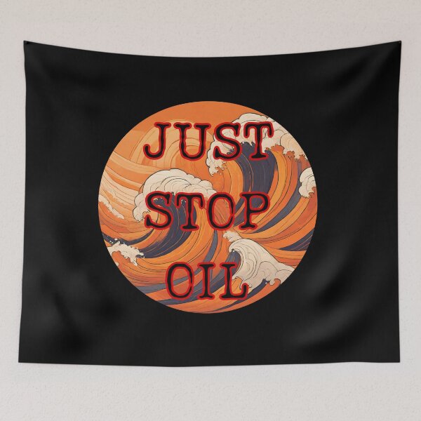 Item preview, Just Stop Oil Save Our Oceans designed and sold by ChicTrendz.
