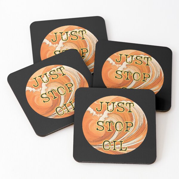 Item preview, Just Stop Oil Now Eco Activism designed and sold by ChicTrendz.