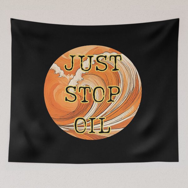 Item preview, Just Stop Oil Now Eco Activism designed and sold by ChicTrendz.
