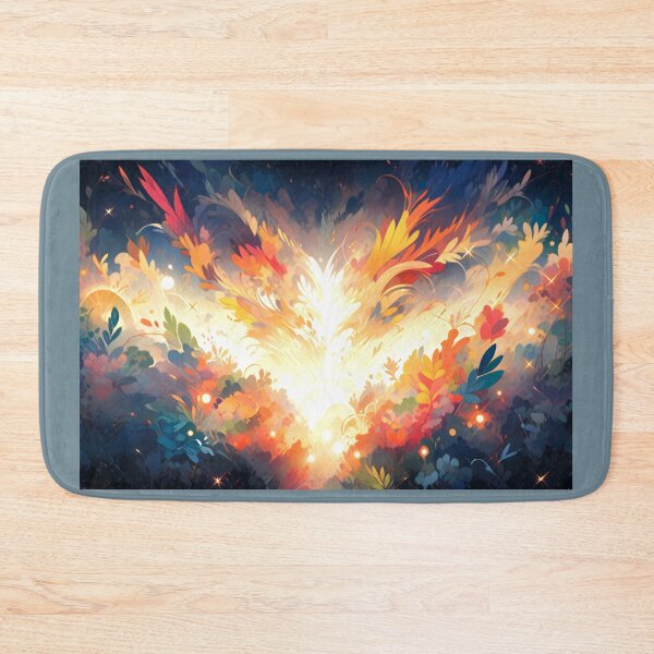 Item preview, An abstract painting filled with vibrant colors, swirls, and bold brushstrokes, capturing the explosion of creative ideas designed and sold by Gabi.Media.