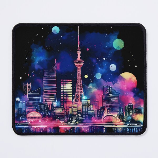 Item preview, Tokyo A Neon Wonderland. Funny Gifts For Tokyo Lovers 3/4 designed and sold by MatSatArt.
