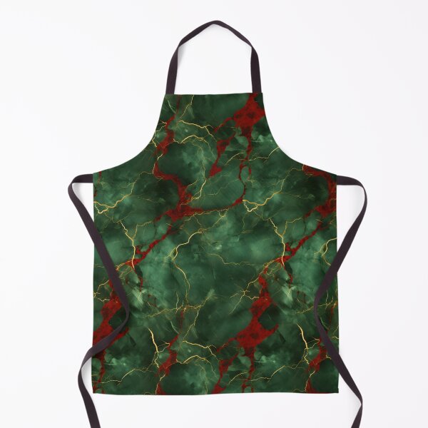 Item preview, Green, Red and Gold Seamless Repeating Marble Pattern designed and sold by PeteRascal.
