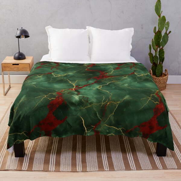 Item preview, Green, Red and Gold Seamless Repeating Marble Pattern designed and sold by PeteRascal.