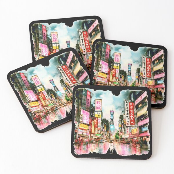 Item preview, Tokyo A Neon Wonderland. Funny Gifts For Tokyo Lovers 4/4 designed and sold by MatSatArt.