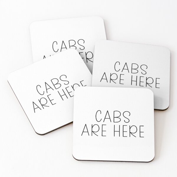 Item preview, Cabs are Here Funny Stickers Meme designed and sold by Jesticker.