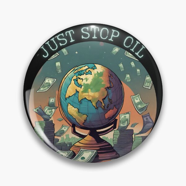 Item preview, Just Stop Oil End Plastic Waste designed and sold by ChicTrendz.