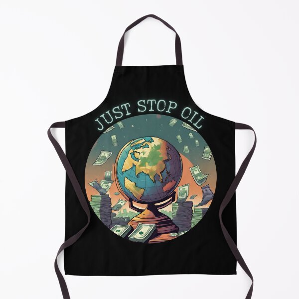 Item preview, Just Stop Oil End Plastic Waste designed and sold by ChicTrendz.