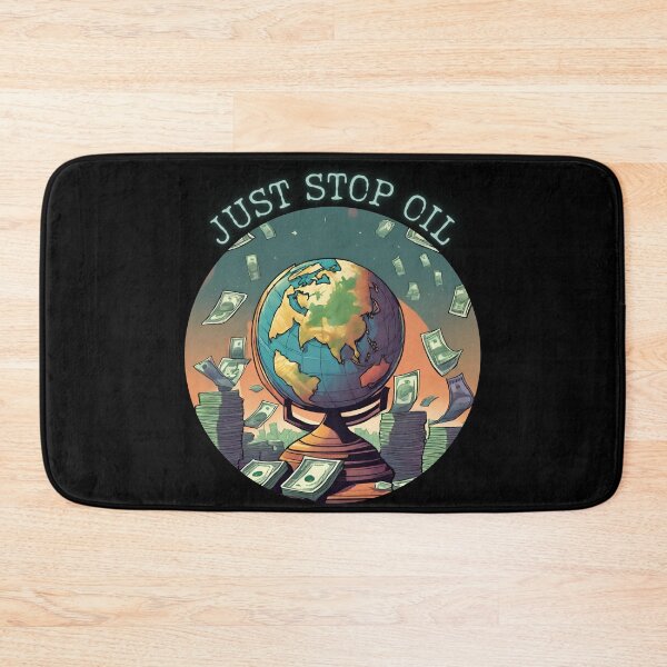 Item preview, Just Stop Oil End Plastic Waste designed and sold by ChicTrendz.