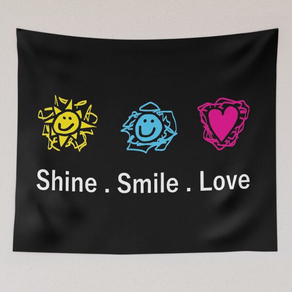 Item preview, Shine.Smile.Love Shine Bold Smile Bright Love Simple Colorful designed and sold by ShineSmileLove.