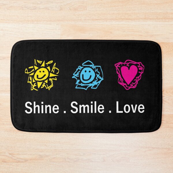 Item preview, Shine.Smile.Love Shine Bold Smile Bright Love Simple Colorful designed and sold by ShineSmileLove.