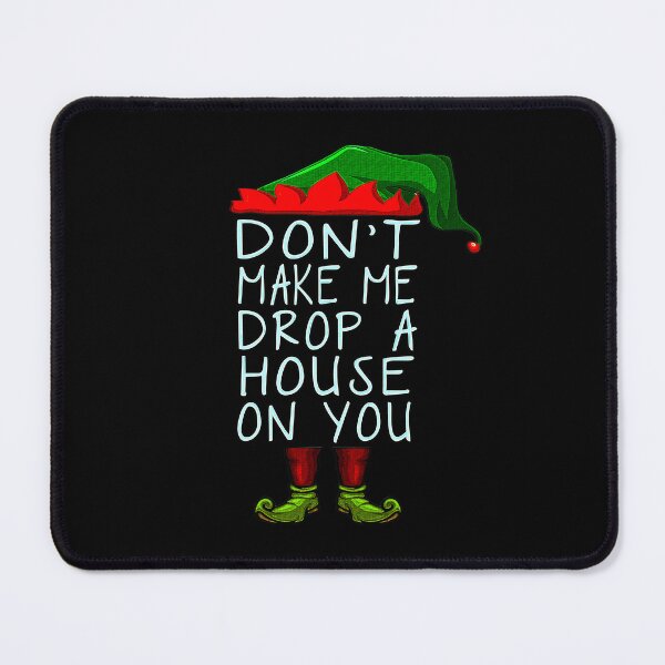 Item preview, Don't Push Your Luck, The Elf's Playful Warning. designed and sold by momoworlddesign.