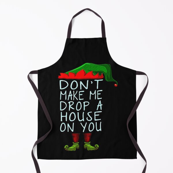 Item preview, Don't Push Your Luck, The Elf's Playful Warning. designed and sold by momoworlddesign.
