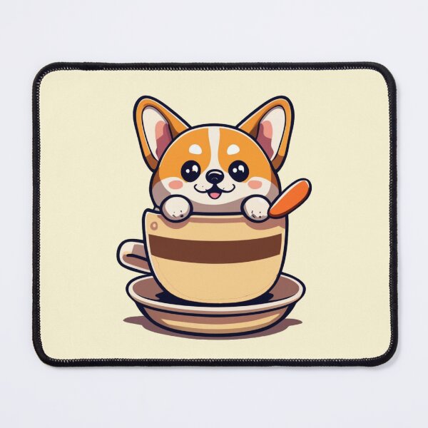 Item preview, Kawaii Corgi Coffee designed and sold by NormadWorld.