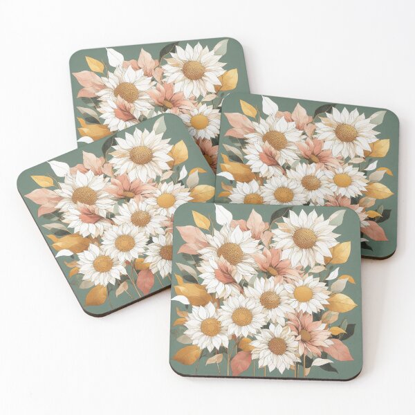 Item preview, Green Sunflower Bouquet designed and sold by tipitoes.