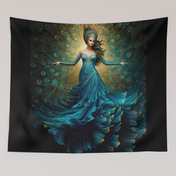 Item preview, Peacock woman designed and sold by Pixelartistin.