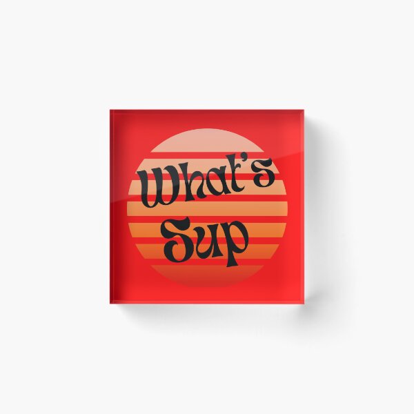 Item preview, What's Sup Circle designed and sold by LionessLove.