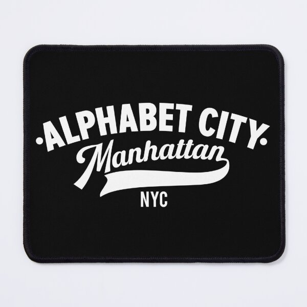 Item preview, Alphabet City Manhattan Minimal Typo Art - T-Shirt & Apparel Design designed and sold by Boogosh.