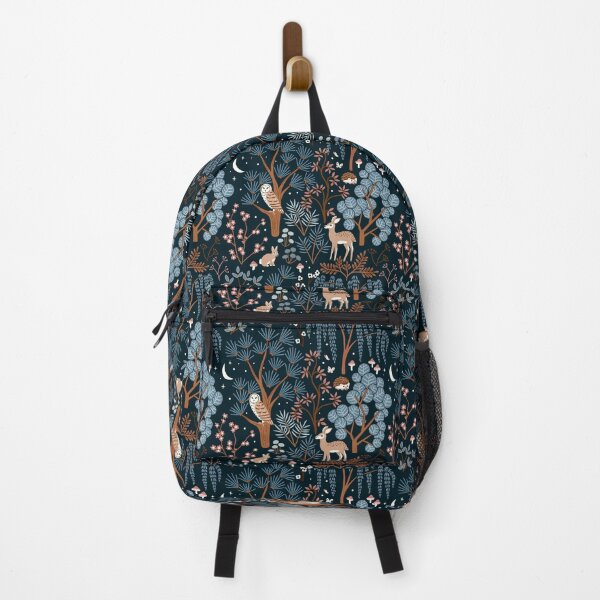 Item preview, Woodland Night Life - Cold Blue designed and sold by TigaTiga.