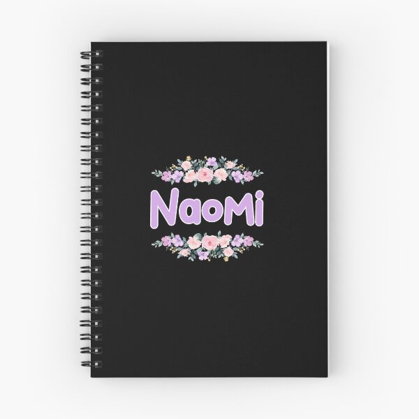 Item preview, Purple Flower Naomi Name Label (Black) designed and sold by NormadWorld.