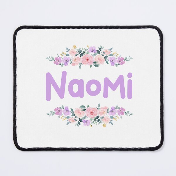 Item preview, Purple Flower Naomi Name Label designed and sold by NormadWorld.