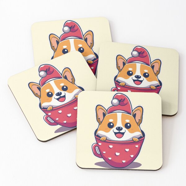 Item preview, Corgi Santa Hat in a Cup designed and sold by NormadWorld.
