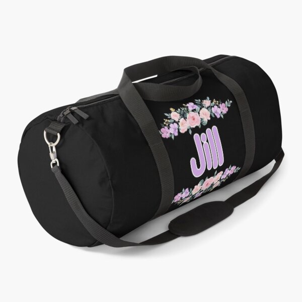 Item preview, Purple Flower Jill Name Label (Black) designed and sold by NormadWorld.