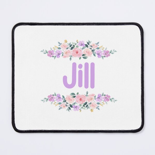 Item preview, Purple Flower Jill Name Label designed and sold by NormadWorld.
