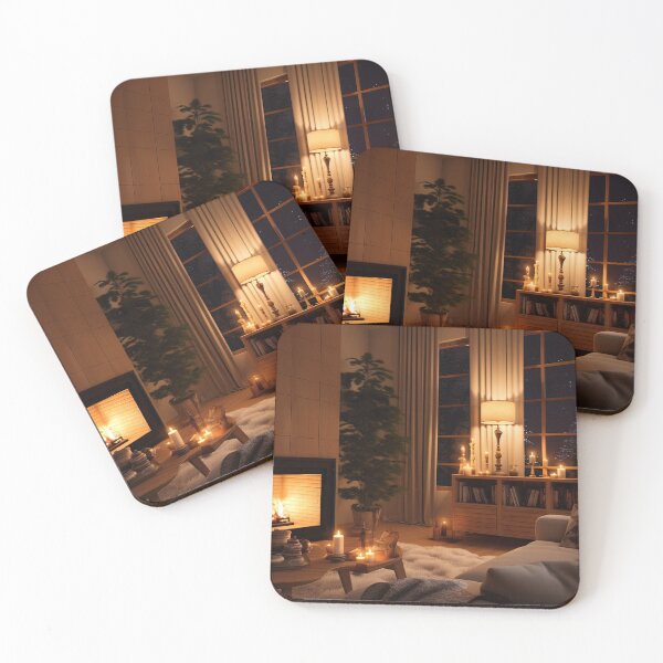 Item preview, Cozy Winter Evening by the Fireplace designed and sold by FireScreen.