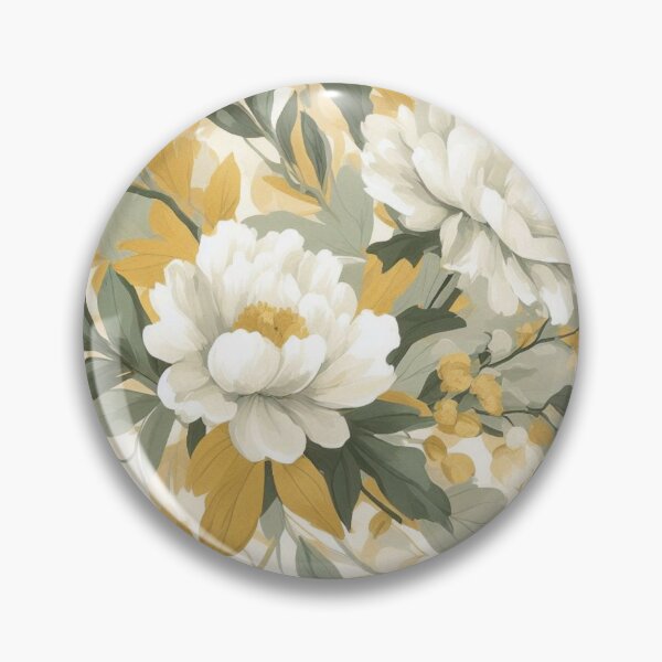 Artikelvorschau, Peonies with gold leaves entworfen und verkauft von tipitoes.