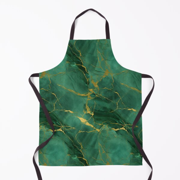 Item preview, Green and Gold Seamless Repeating Marble Tile Pattern designed and sold by PeteRascal.