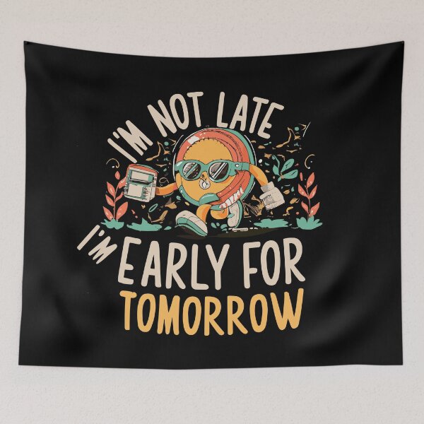 Item preview, I'm not Late designed and sold by Kombinerki.