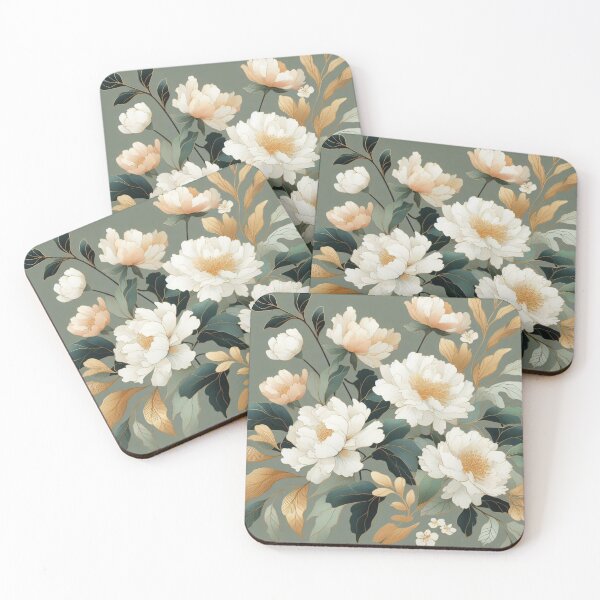Item preview, Sage Peonies designed and sold by tipitoes.