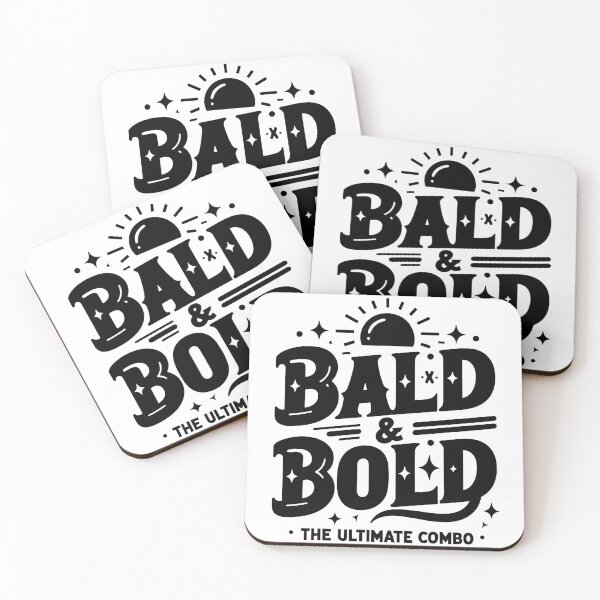Item preview, Bald and Bold: The Ultimate Combo - Shine & Smile designed and sold by OptimaArt.