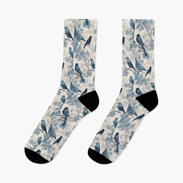 Artikelvorschau, Blaue Vögel im französischen Landhausstil entworfen und verkauft von j-tippens-art.