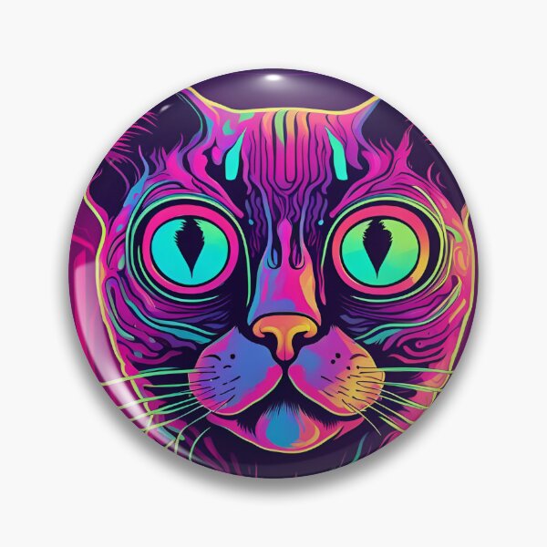 Item preview, Psychedelic Cat designed and sold by PC-artist.