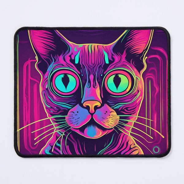Item preview, Psychedelic Cat designed and sold by PC-artist.