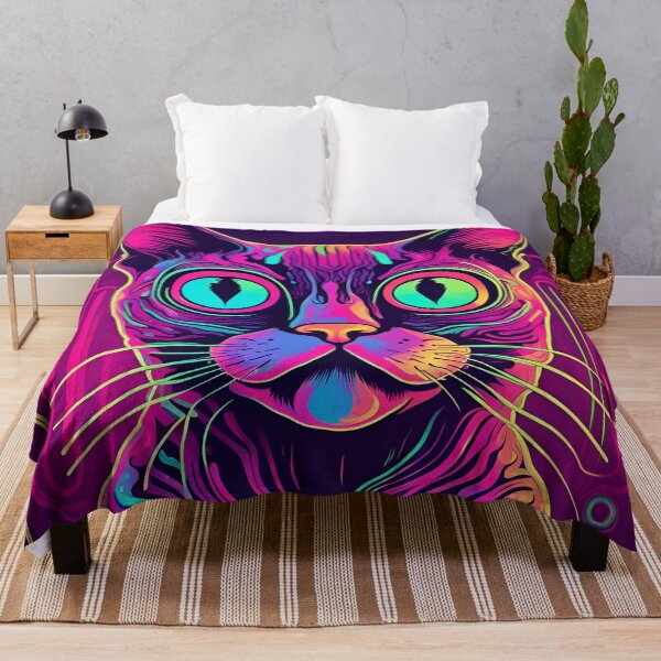 Item preview, Psychedelic Cat designed and sold by PC-artist.