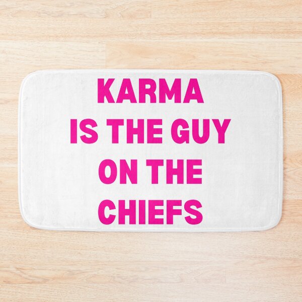Item preview, Funny Taylor Swift Eras Tour Karma Is The Guy On The Chiefs designed and sold by gillys.