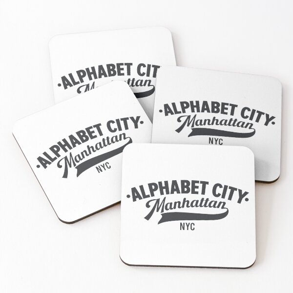 Item preview, Alphabet City Manhattan Minimal Typo Art - T-Shirt & Apparel Design designed and sold by Boogosh.