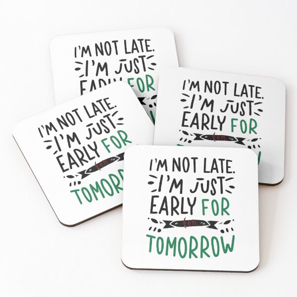 Item preview, I'm not Late designed and sold by Kombinerki.