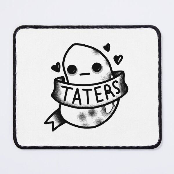 Item preview, Tattoo style love taters (potatoes) designed and sold by jazzydevil.