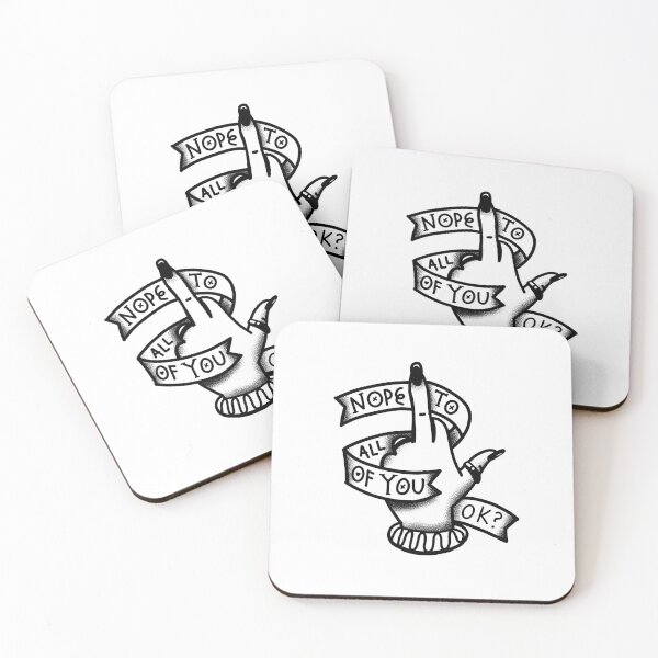 Item preview, Tattoo style NOPE to all of you with a gesture designed and sold by jazzydevil.