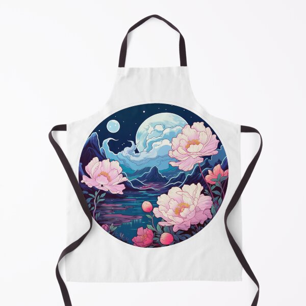Item preview, Cosmic Garden: Midnight Peony Dreamscape designed and sold by kawaiidoodlesuk.