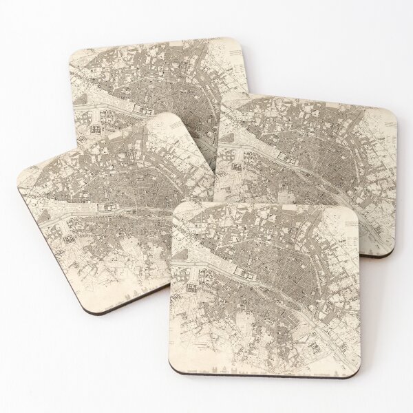 Item preview, Paris Map 1834 designed and sold by colourfind.
