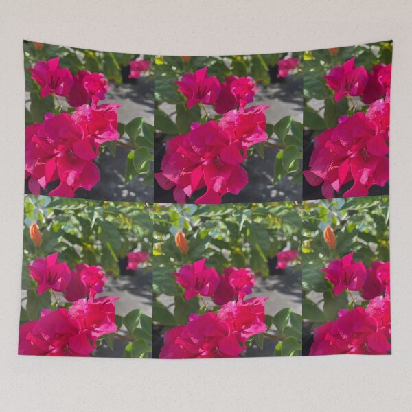 Item preview, Shocking  pink bougainvillea or paper flower, tropical magenta floral designed and sold by Bird4771.
