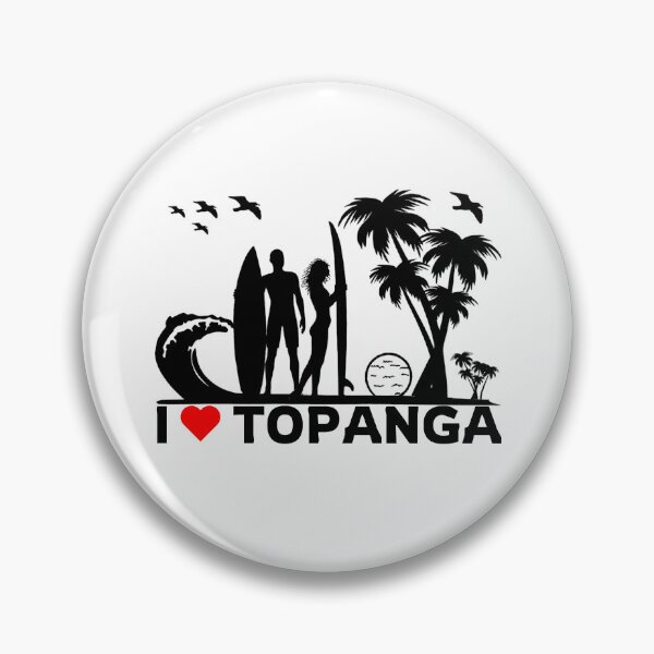 Item preview, I (HEART) TOPANGA ~ SUNSET ~ (CNVA-27) designed and sold by RodeoMalibu.